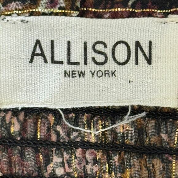 Allison New York Black and Gold Two Piece Mini Skirt Set Size XS - Picture 15 of 16